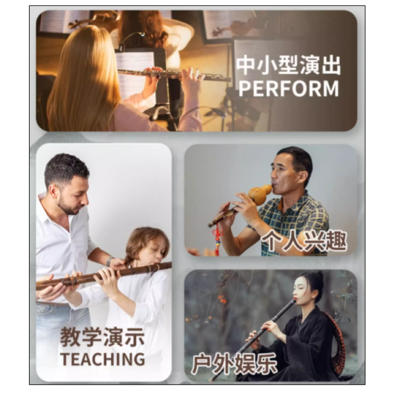 Kimafun KM-U5 Radiomicrofono per Flauto