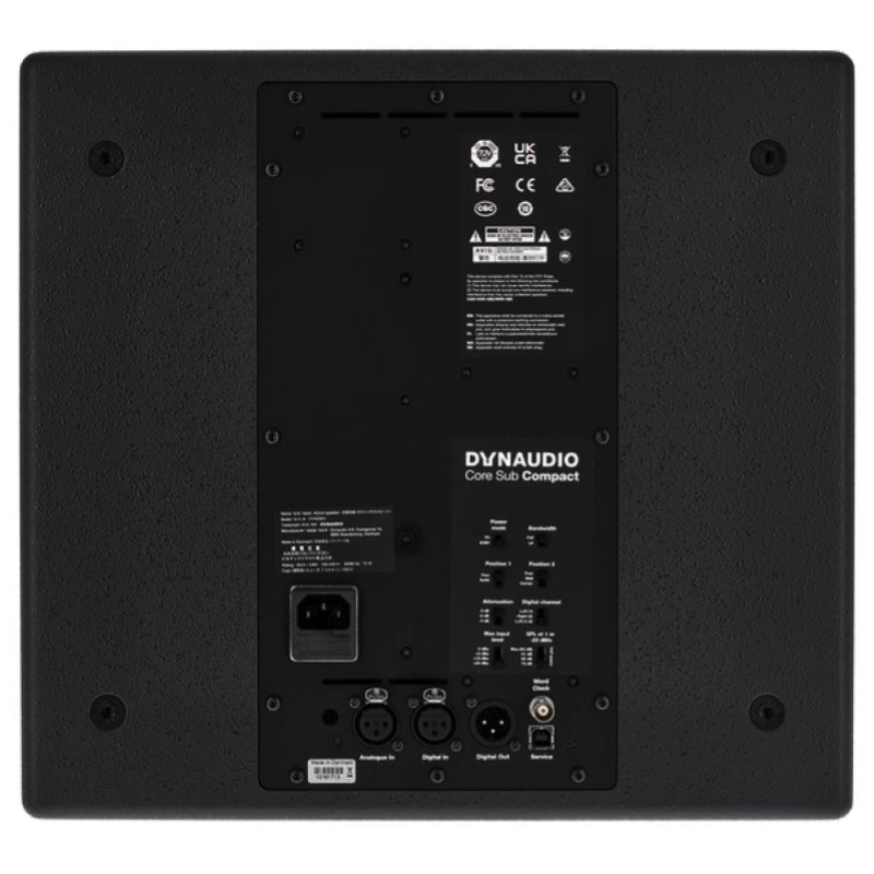 Dynaudio CORE SUB COMPACT Subwoofer Amplificato 2x9" 560W