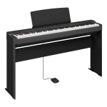Yamaha P225B Home Bundle Pianoforte Digitale Supporto in Legno Originale L220B Nero