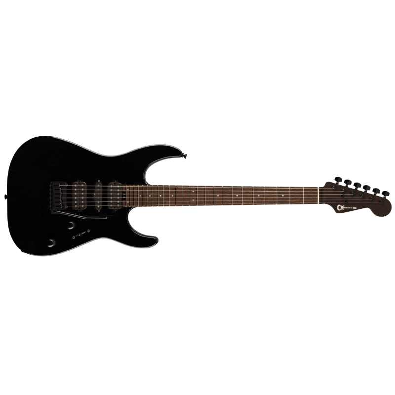 Charvel MJ DK24 HSH 2PT W Mahogany, Wenge Fingerboard, Black