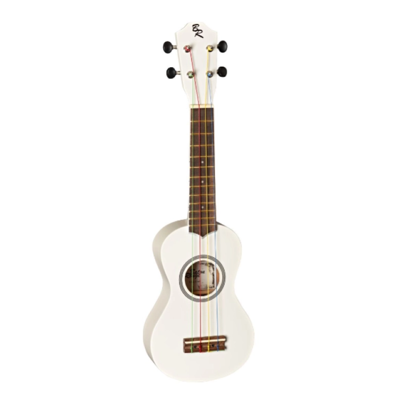 Baton Rouge UR1S-WH Ukulele Soprano Bianco