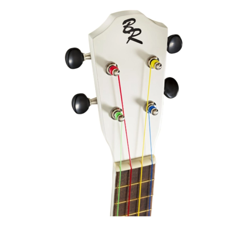 Baton Rouge UR1S-WH Ukulele Soprano Bianco