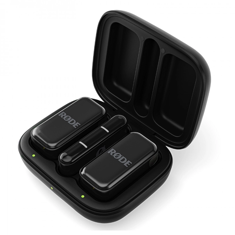 Rode Wireless Micro USB C Black Microfono Wireless Doppio per Smartphone Nero