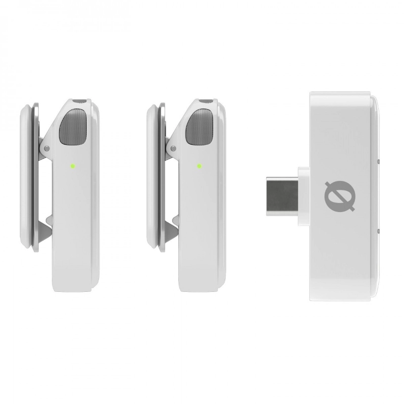 Rode Wireless Micro USB C White Microfono Wireless per Cellulare Bianco