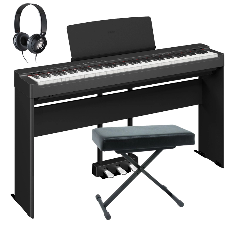 yamaha p225bk mega bundle