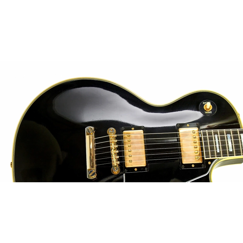 Gibson Custom Shop Murphy Lab 1968 Les Paul Custom Reissue Ebony Ultra Light Aged LPC68ULEBGH1