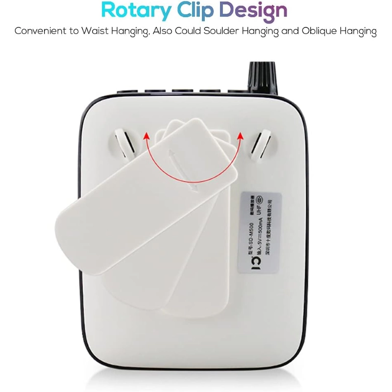 SHIDU SD-FM Amplificatore per guida turistica con microfono Headset