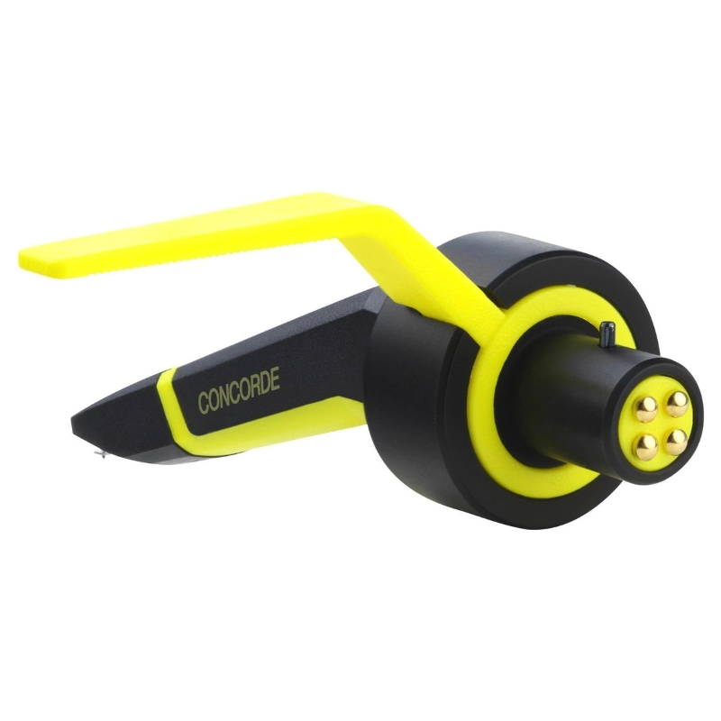 Ortofon Concorde MKII TWIN Club Coppia di Shell con Testina e Puntina Ellittica per DJ