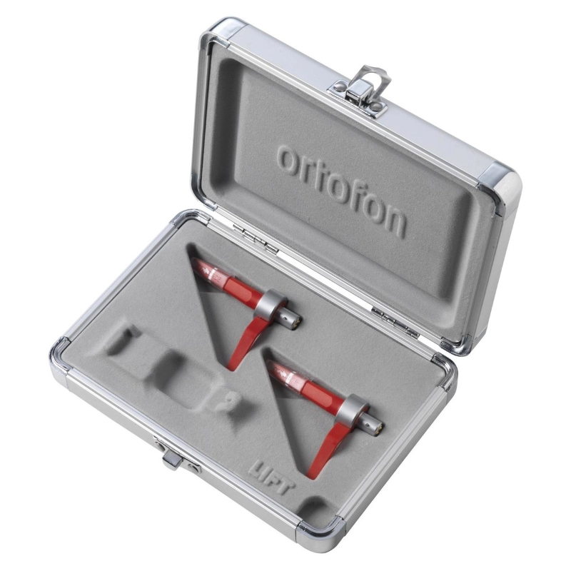 Ortofon Concorde MKII TWIN Digital Coppia di Shell con Testina e Puntina Sferica per Sistemi DVS