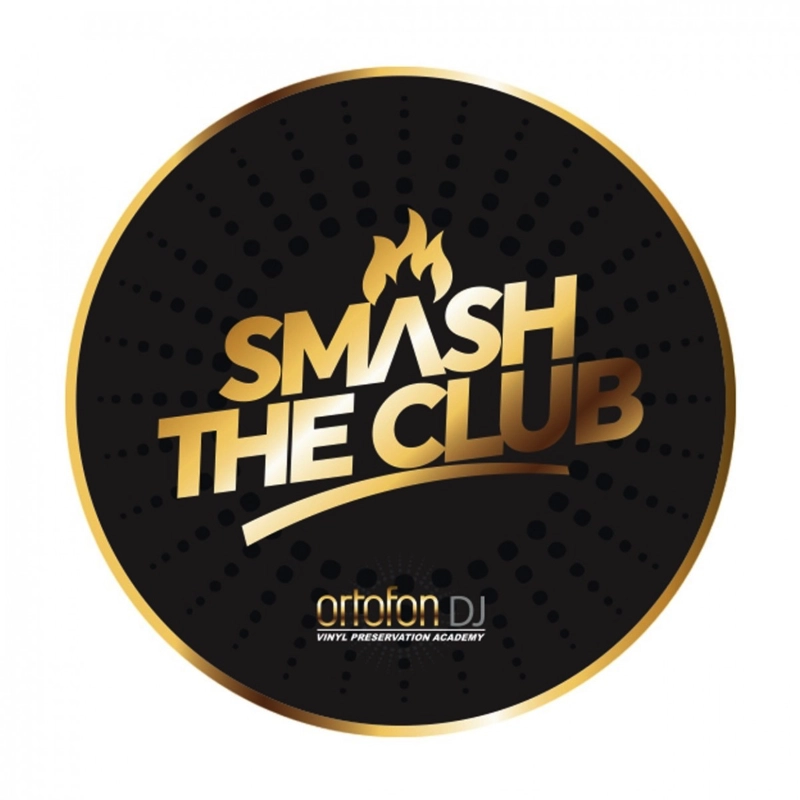 Ortofon Slipmat Club Smash The Club Panno Antistatico per Giradischi Coppia
