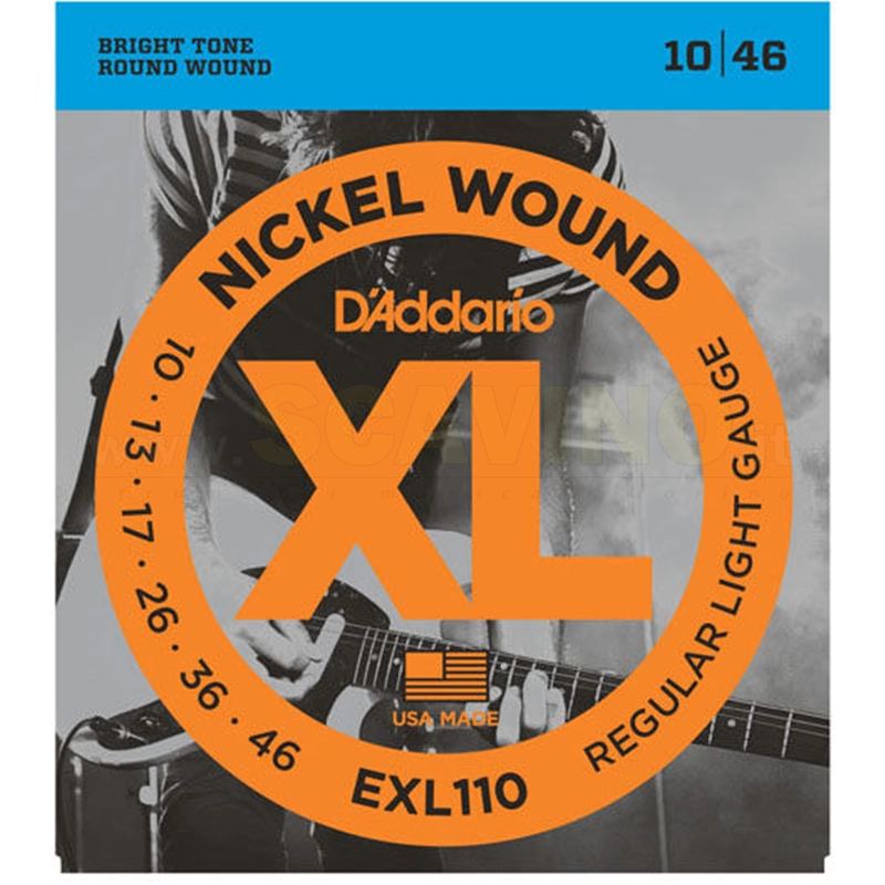 D'Addario EXL110 Set Corde per Chitarra Elettrica 10-46