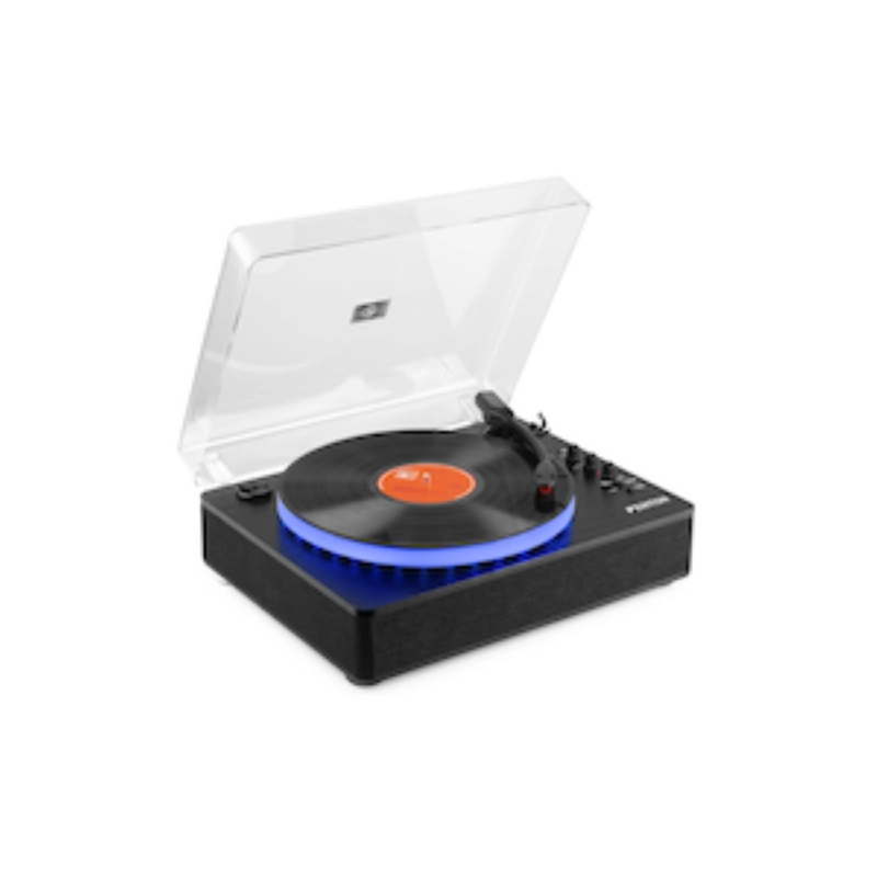 Fenton RP162LED Record Player LED Btout Blk