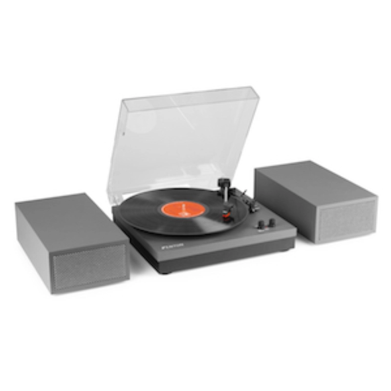 Fenton RP165G Record Player+Sp.BT Met.Gr.