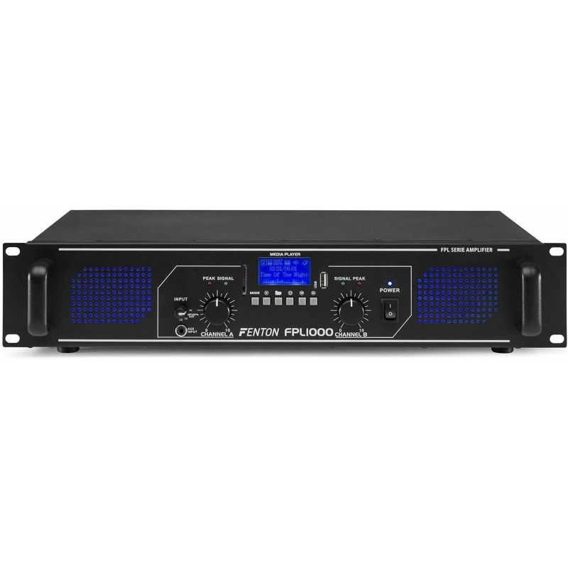 Fenton FPL1000 Amplificatore Digitale 2 x 500 Watt BT