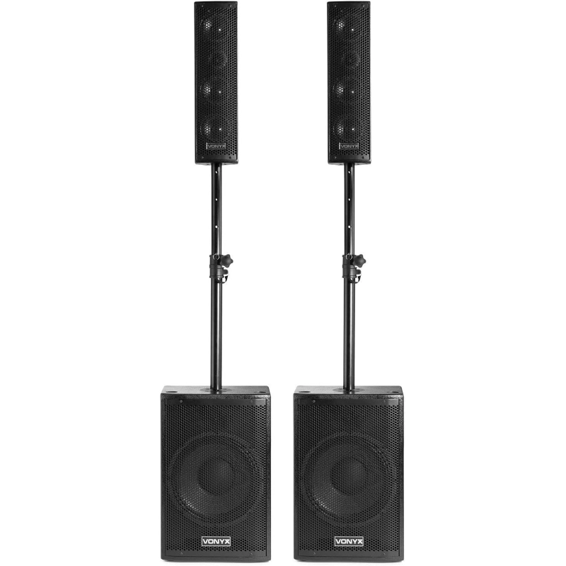 Vonyx VX1050BT Sistema Audio 2 Sub +2 Satelliti 1150 Watt