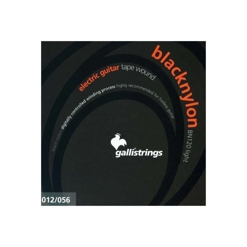 Galli GA BN120S Corde Chit Elettrica Blacknylon 12-56