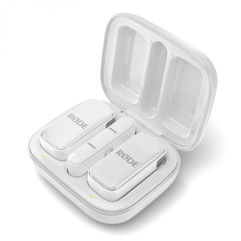 Rode Wireless Micro Lightning White Microfono Wireless Doppio per iPhone Bianco