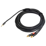 Proel CHLP215LU5XL Cavo Mini Jack - Doppio RCA