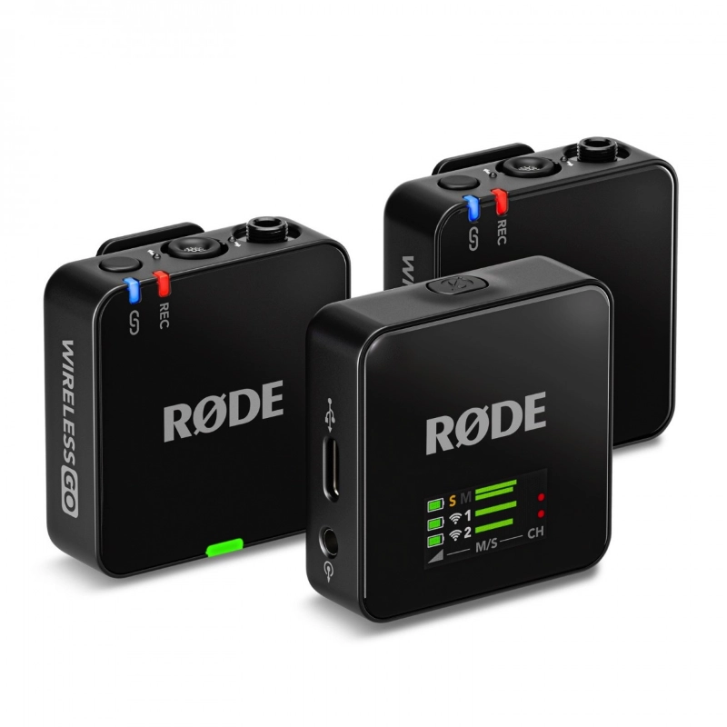 Rode Wireless Go Gen 3 Sistema Microfonico Wireless Versatile e Avanzato, Black
