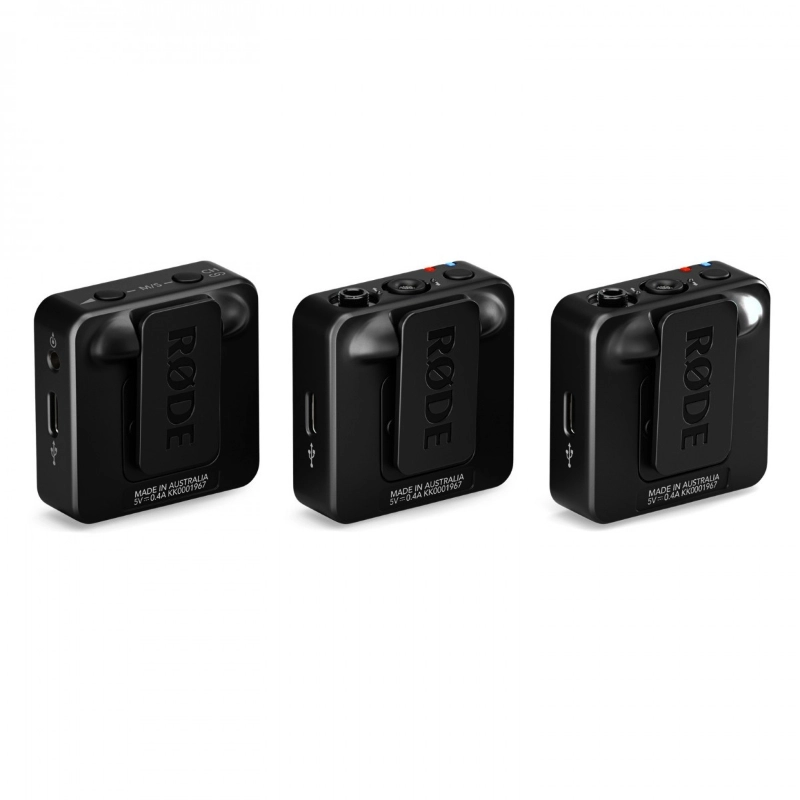 Rode Wireless Go Gen 3 Sistema Microfonico Wireless Versatile e Avanzato, Black