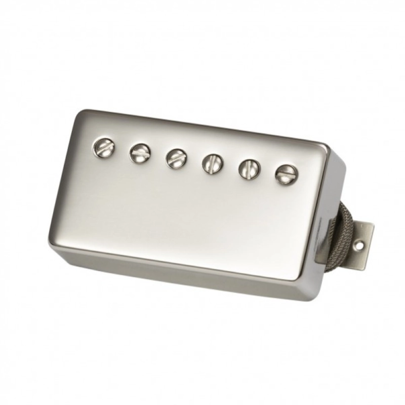 Gibson pickup Custombucker (Double Black, True Historic Nickel Cover, 2-Conductor, Unpotted, Alnico 3, 8K) PUCBDBNC2