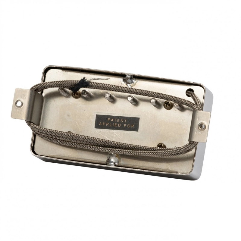 Gibson pickup Custombucker (Double Black, True Historic Nickel Cover, 2-Conductor, Unpotted, Alnico 3, 8K) PUCBDBNC2