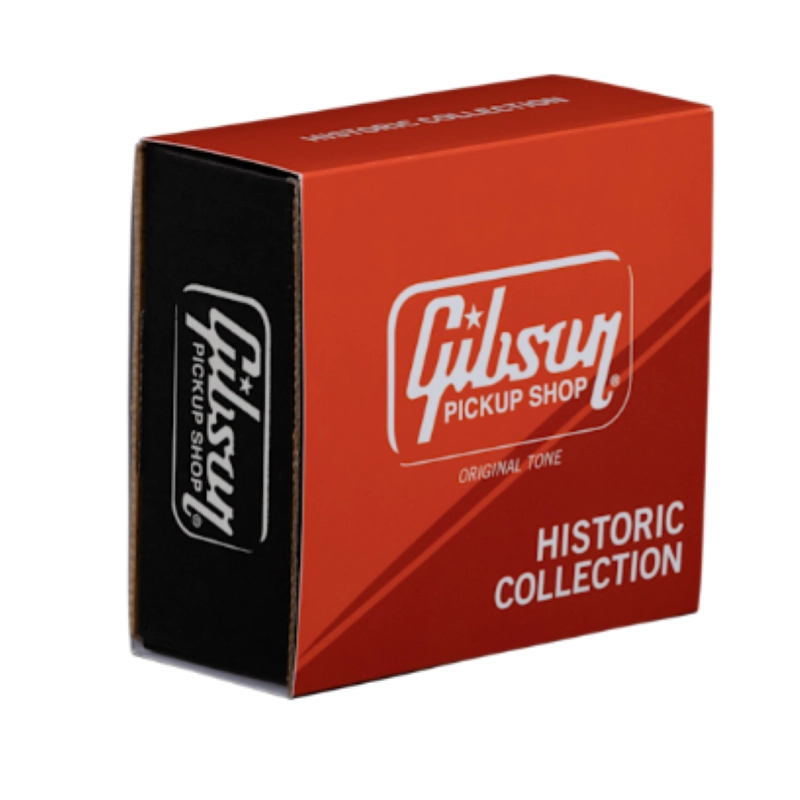 Gibson pickup Custombucker (Double Black, True Historic Nickel Cover, 2-Conductor, Unpotted, Alnico 3, 8K) PUCBDBNC2