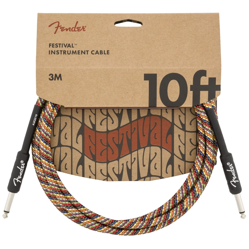 Festival Instrument Cable Rainbow10