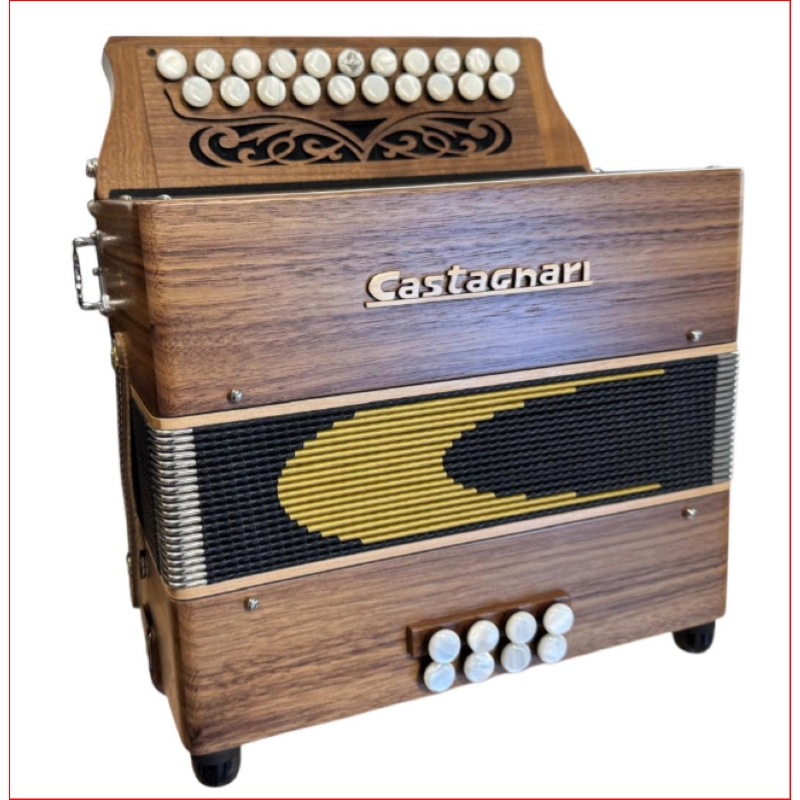 Castagnari Organetto 8 Bassi Sol-Do diatonica