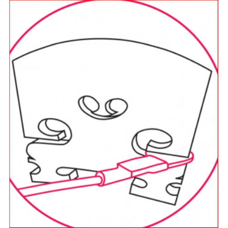 Kna VV-3V Pickup per violino e viola con controllo volume