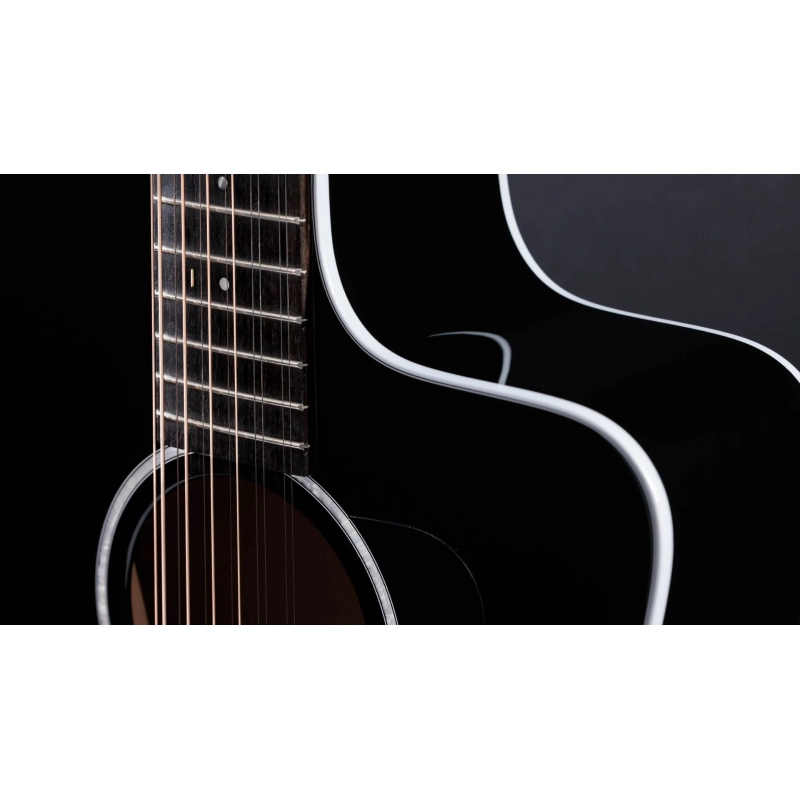 Taylor 250ce-BLK Plus Maple Spruce 12 Corde Dreadnought