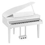 Yamaha CLP865GP PWH Polished White Pianoforte Digitale a Coda Bianco Lucido