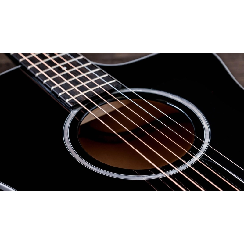 Taylor 214ce BLK Plus Spruce Maple finitura black Grand Auditorium