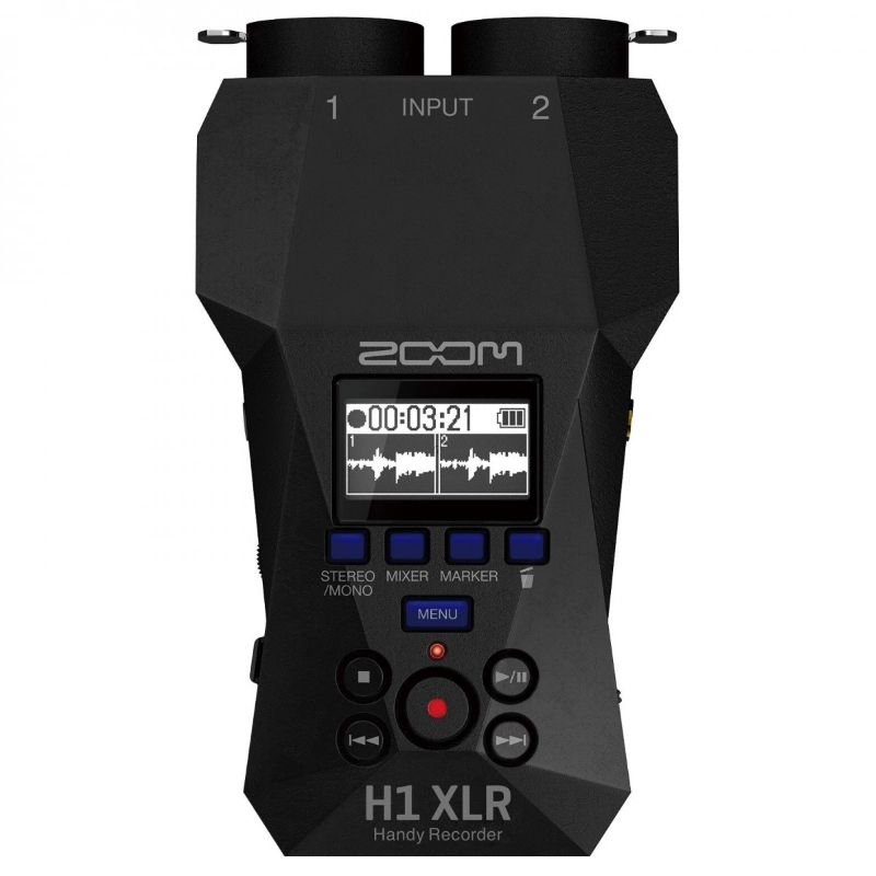 Zoom H1 XLR Registratore Palmare Digitale 32 Bit Floating Point