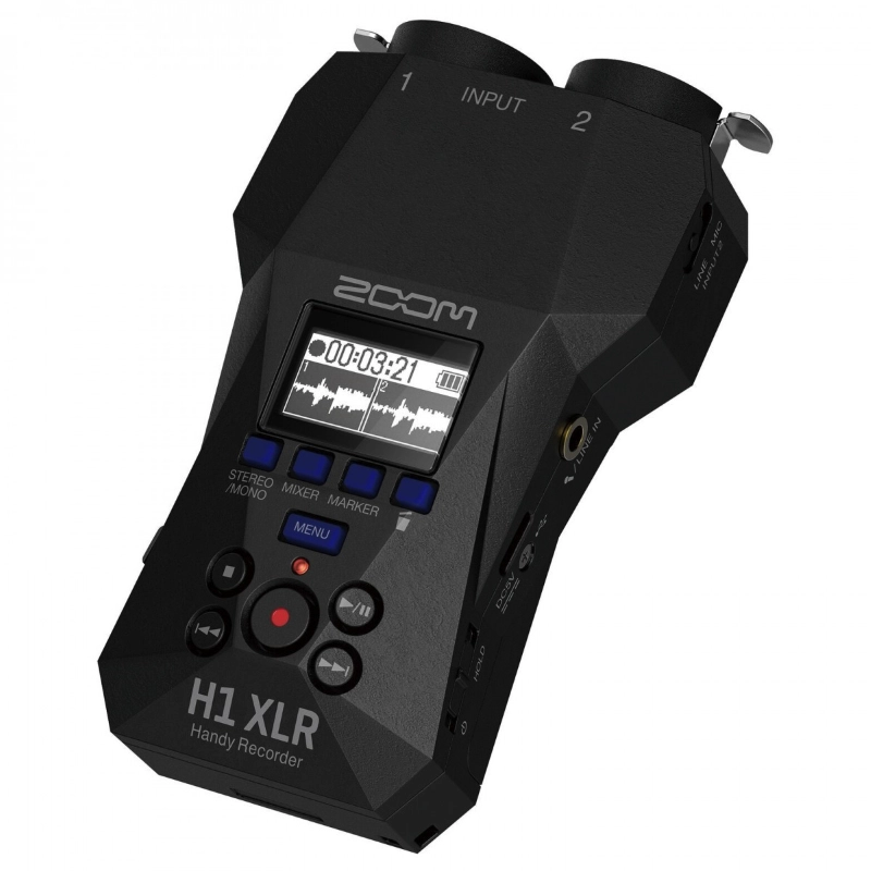 Zoom H1 XLR Registratore Palmare Digitale 32 Bit Floating Point