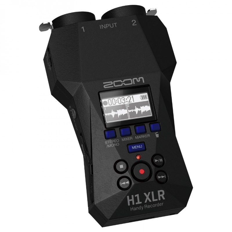 Zoom H1 XLR Registratore Palmare Digitale 32 Bit Floating Point