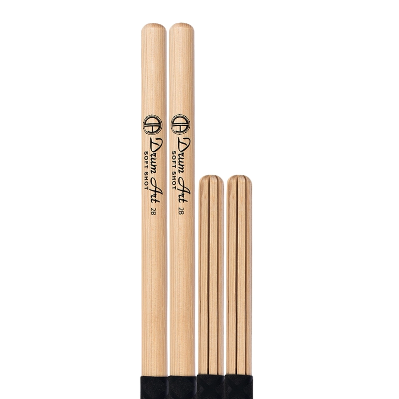 Drum Art Hickory 2B SH RUTE Soft Shot Bacchette Batteria
