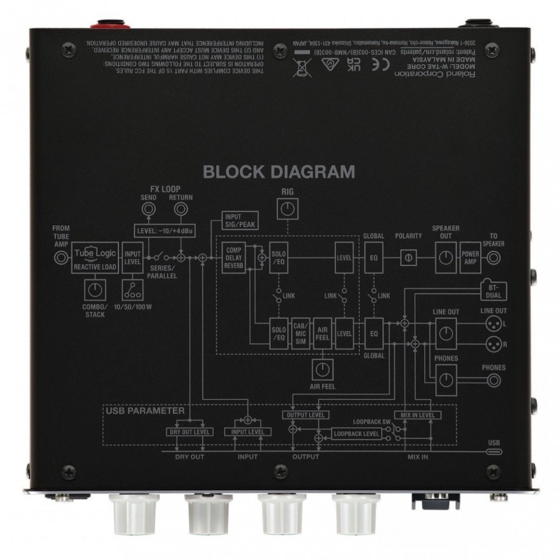 Boss Waza Tube Amp Expander Core per Amplificatore Valvolari