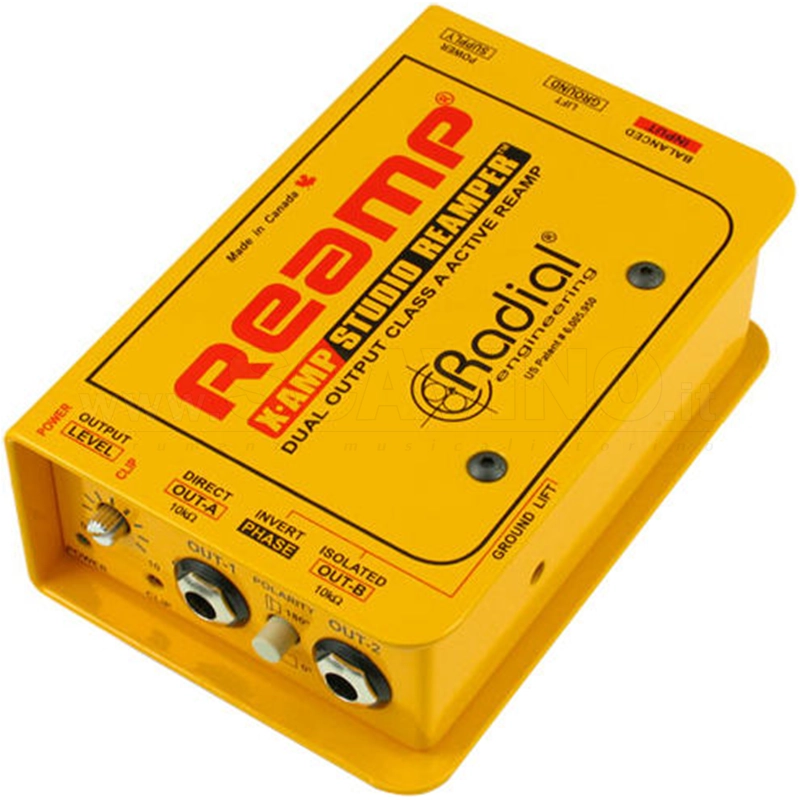 Radial XAmp Reamp Box Attiva per Chitarra