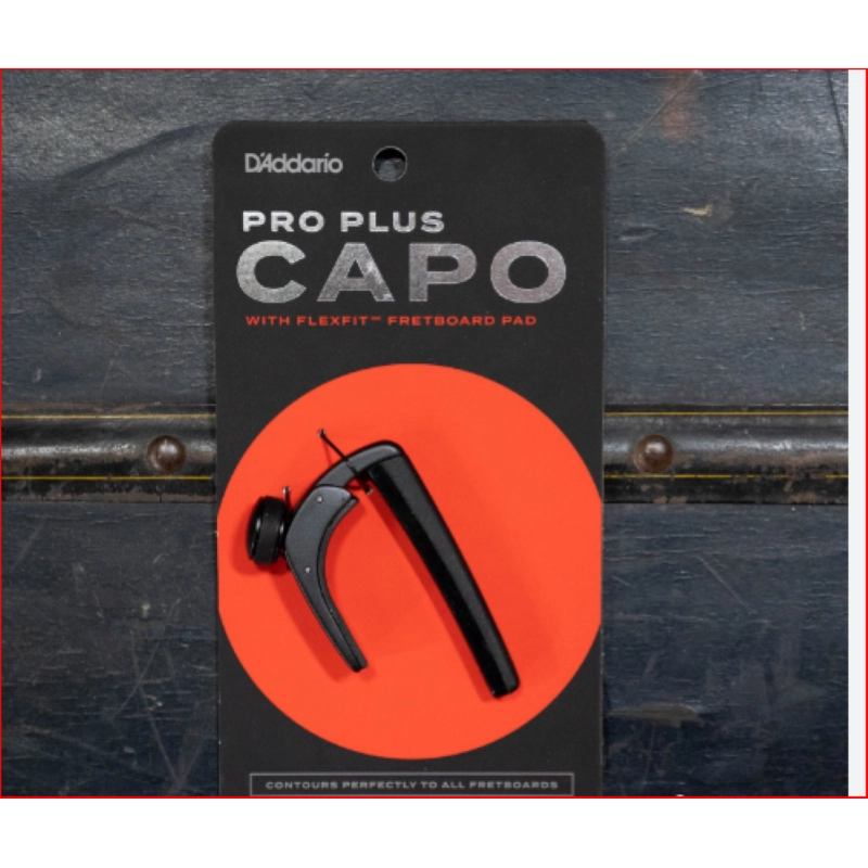 D'Addario Pro Plus Capo, Black PW-CP-19