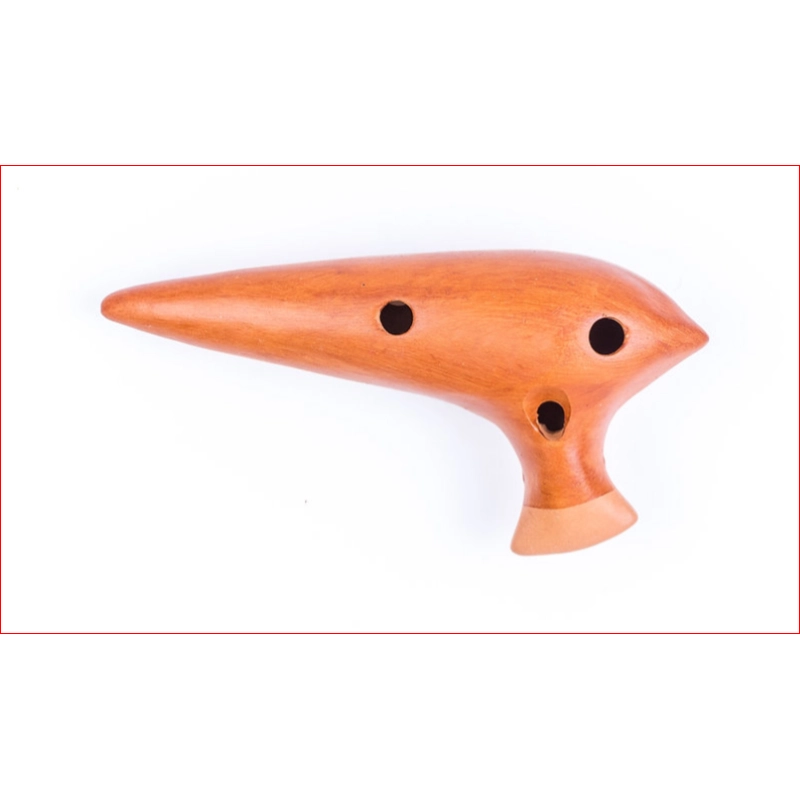 Ocarina in Sol Tenore Plaschke terracotta G-C1