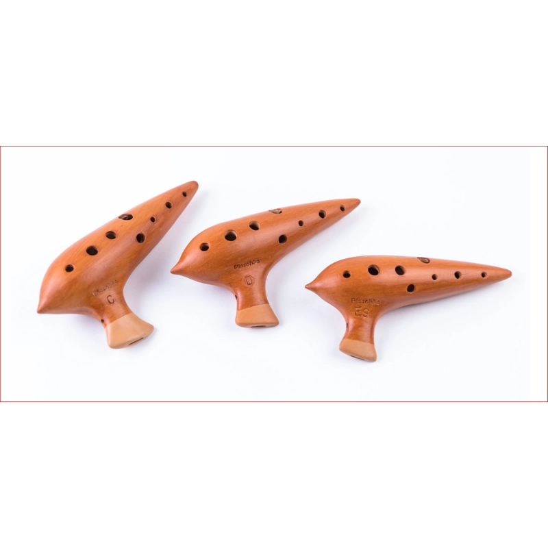 Ocarina in Sol Tenore Plaschke terracotta G-C1