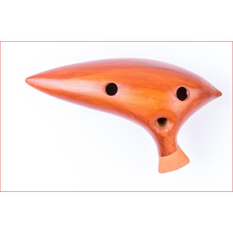 Ocarina in FA Tenore Plaschke terracotta Fa1-Mi2