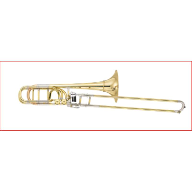 Yamaha YBL835GDWOC Trombone Basso con Campana Svitabile Laccato Senza Custodia