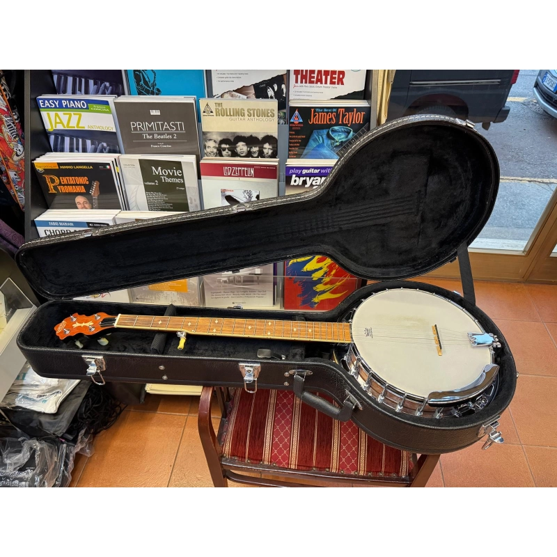 usato Gretsch banjo 5 corde con astuccio