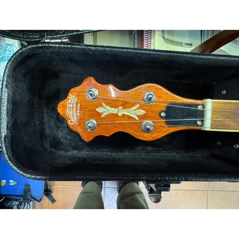 usato Gretsch banjo 5 corde con astuccio