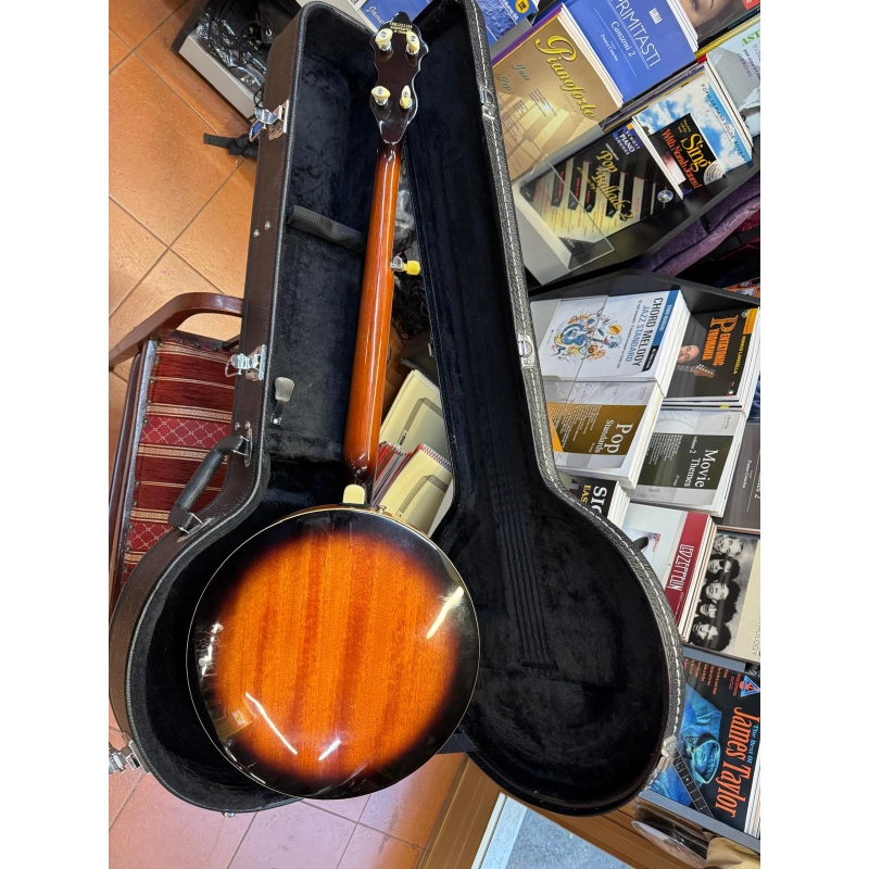 usato Gretsch banjo 5 corde con astuccio