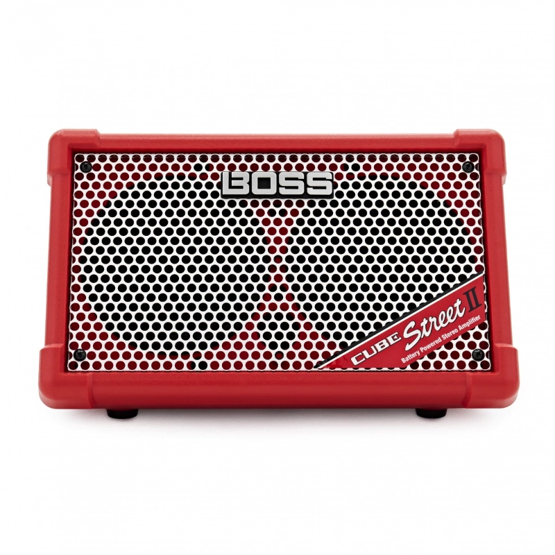Boss Cube Street II Red Amplificatore Stereo a Batteria 10W Rosso