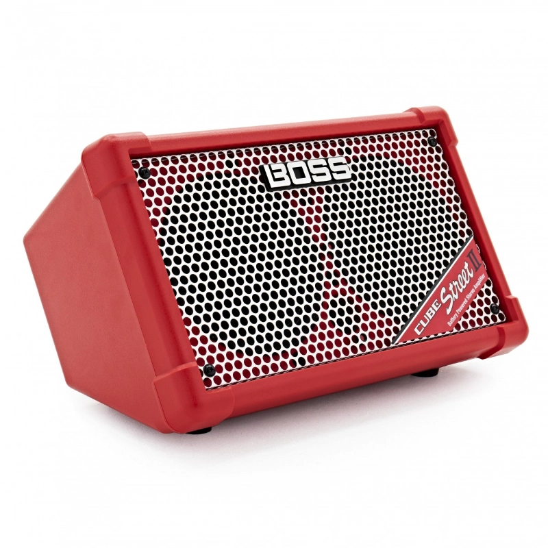 Boss Cube Street II Red Amplificatore Stereo a Batteria 10W Rosso