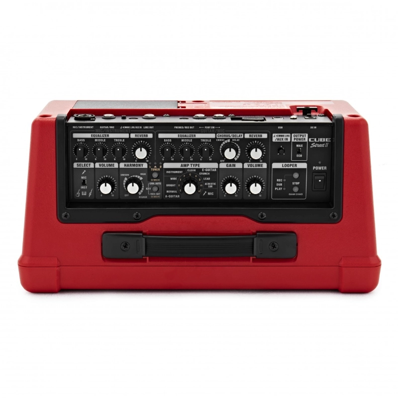Boss Cube Street II Red Amplificatore Stereo a Batteria 10W Rosso